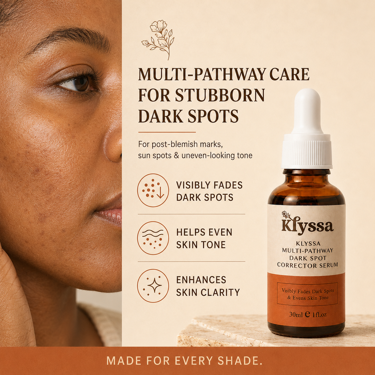Klyssa Multi-Pathway Dark Spot Corrector Serum