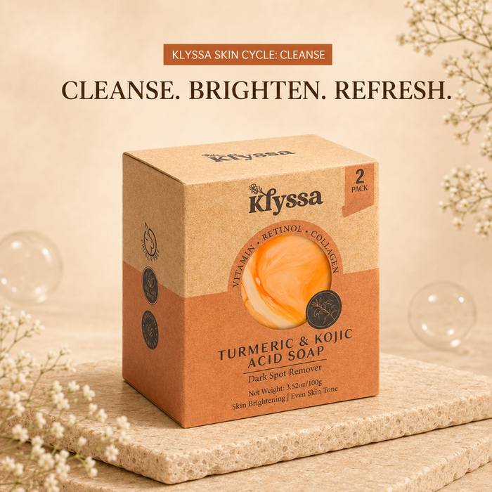 Klyssa Kojic Acid & Turmeric Brightening Soap