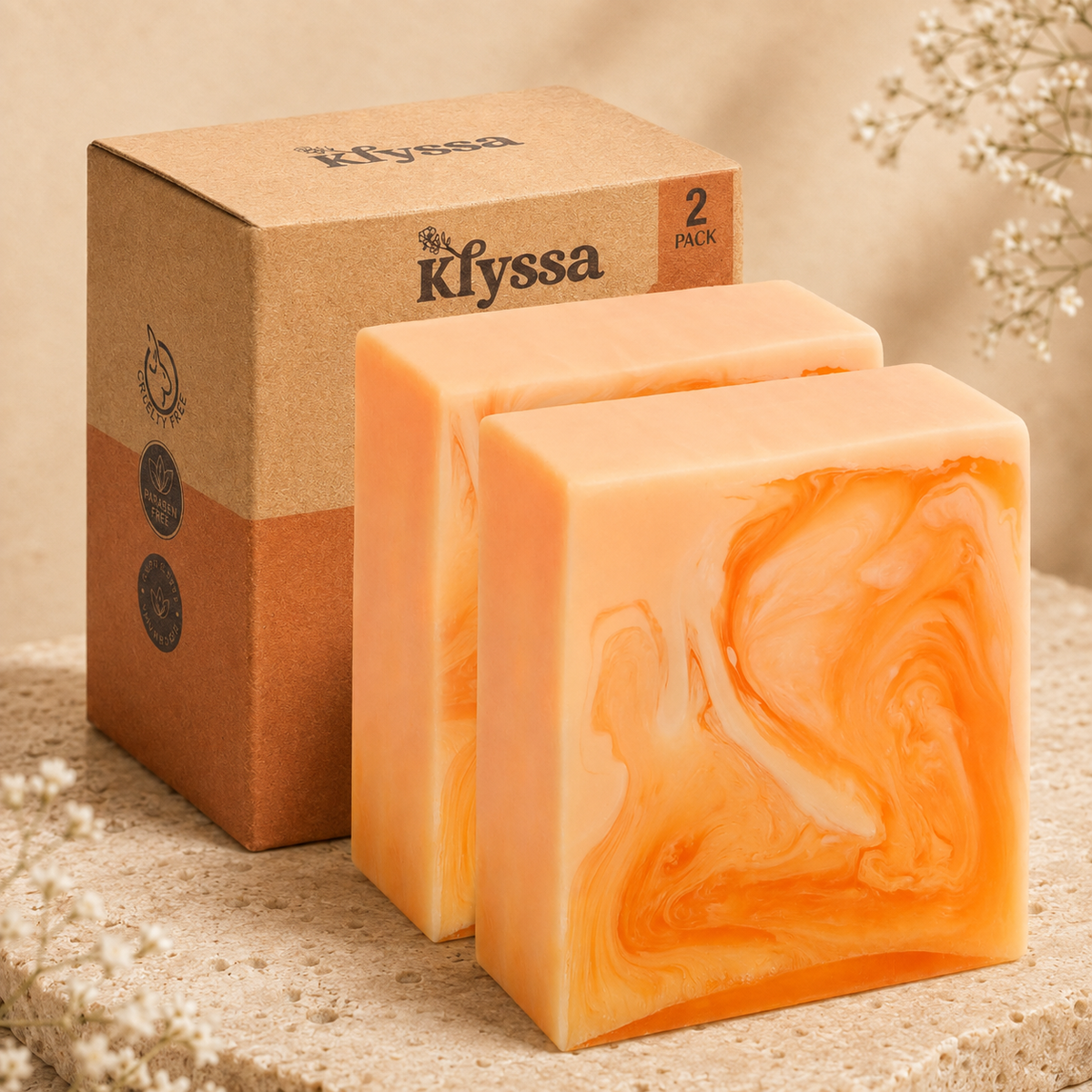 Klyssa Kojic Acid & Turmeric Brightening Soap
