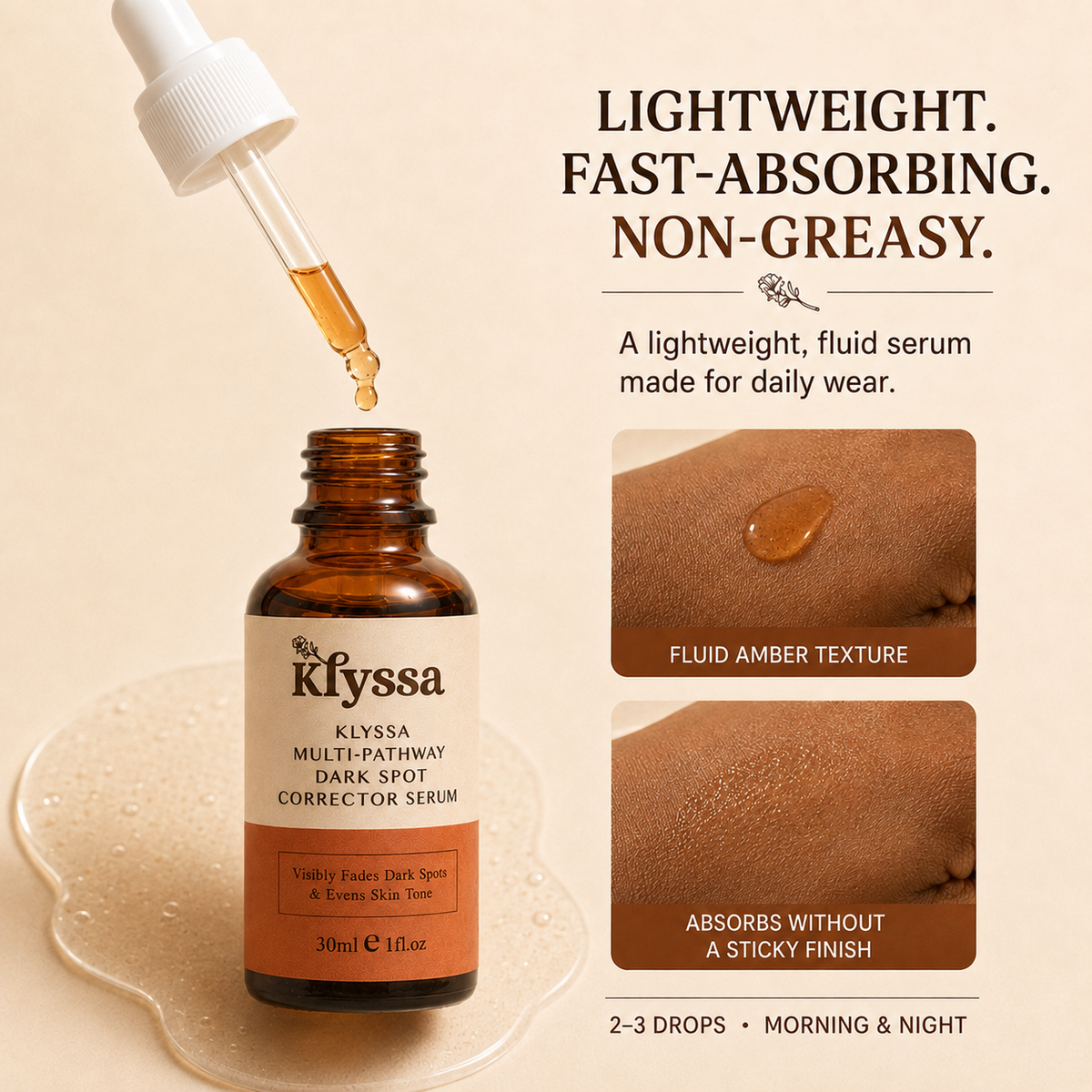 Klyssa Multi-Pathway Dark Spot Corrector Serum