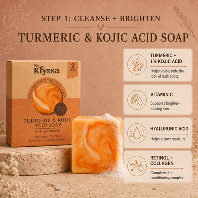 Klyssa Complete Glow Ritual™ — 3-Step Dark Spot & Barrier Care Bundle